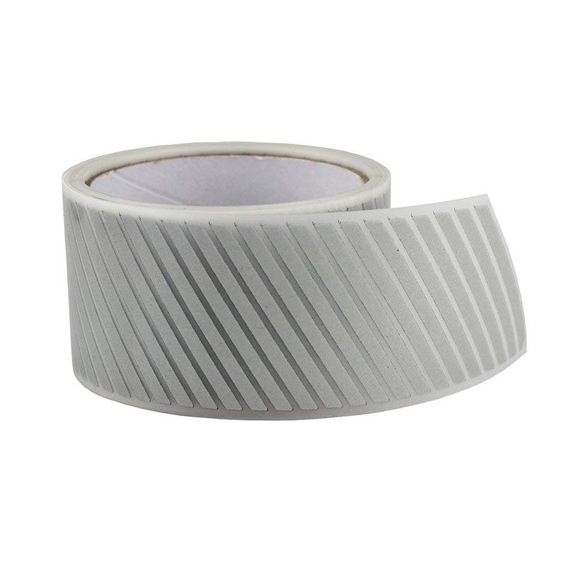 JINBING 2" Safety Silver Reflective Iron on Fabric Clothing Tape Stripe Heat Transfer Vinyl Film M02 (2" x 33ft) - Image 1